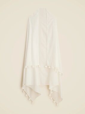 J. Crew White Sarong